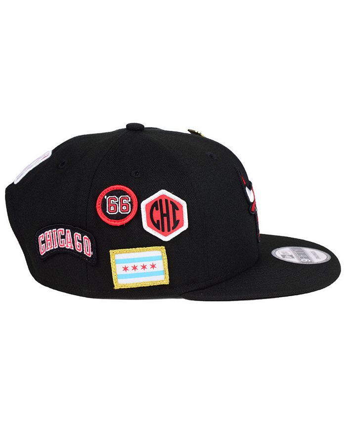 New Era Chicago Bulls On-Court Collection 9FIFTY Snapback Cap - Macy's