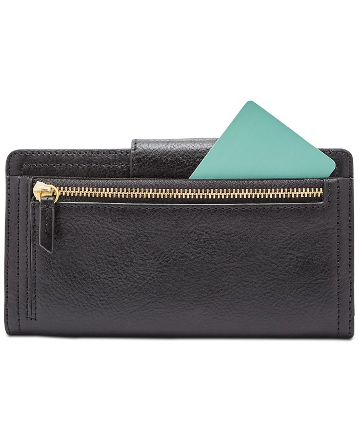 Fossil Liza Multifunctionele Portemonnee van Eco-leer voor Dames, SL7986G200-13,3 cm L x 2,9 cm B x 9,2 cm H