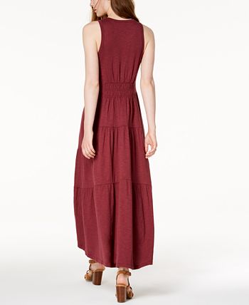 Lucky Brand Tiered Maxi Dress & Reviews - Dresses - Women - Macy's