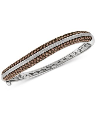 Red Carpet&reg; Diamond Bangle Bracelet (6-3/8 ct. t.w.) in 14k White Gold