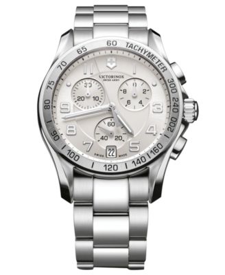 Victorinox Swiss Army - Watch, Men's Chronograph Stainless Steel Bracelet 241499