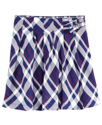 Epic Threads - Big Girls Wrap-Front Plaid Skirt