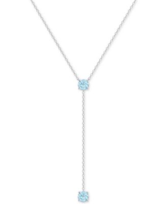 blue lariat necklace