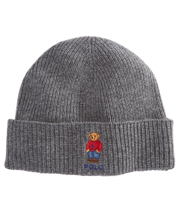 Polo Ralph Lauren Men's Bear Cold Weather Cuff Hat & Reviews - Hats, Gloves  & Scarves - Men - Macy's