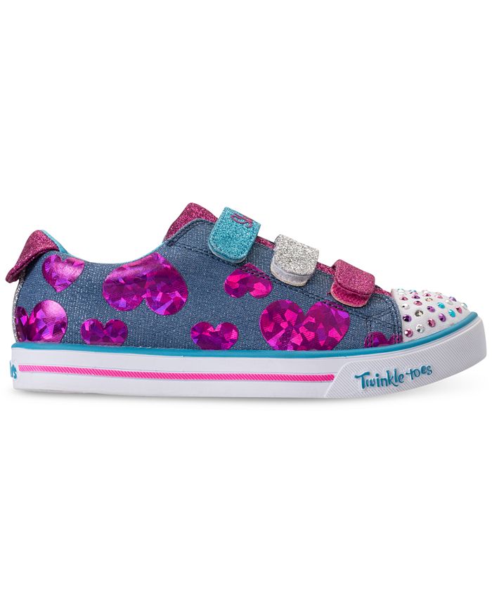 Skechers Little Girls' Twinkle Toes: Sparkle Lite - Flutter Fab Light ...