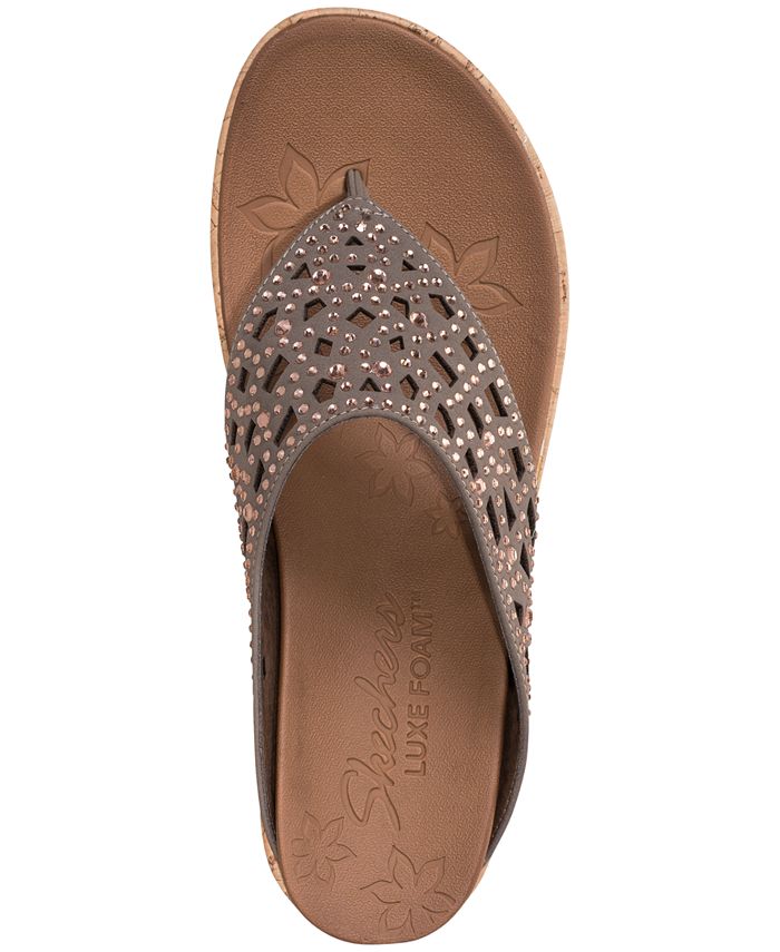 Skechers Women's Cali Beverlee - Dazzled Wedge Sandals from Finish Line ...