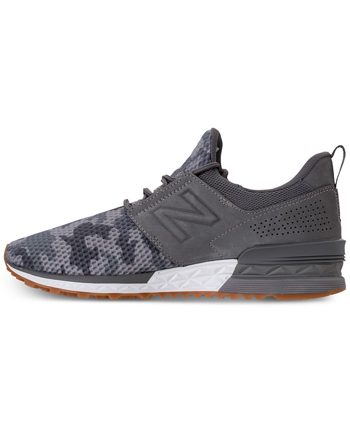 New Balance Men's 574 S Camo Casual Sneakers from Finish Line & Reviews ...