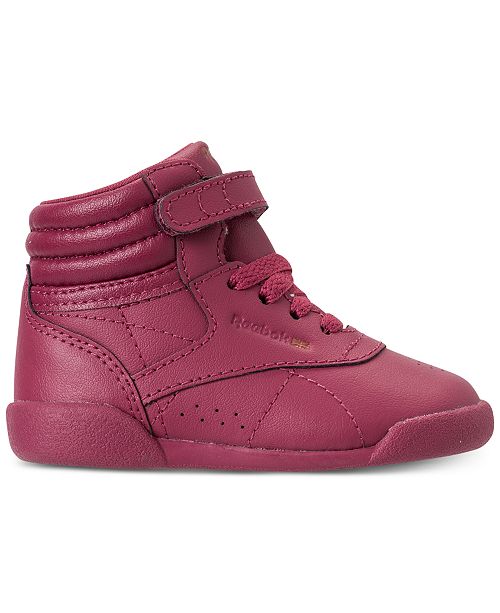 Reebok Toddler Girls' Freestyle High Top Casual Sneakers from Finish Line & Reviews Finish