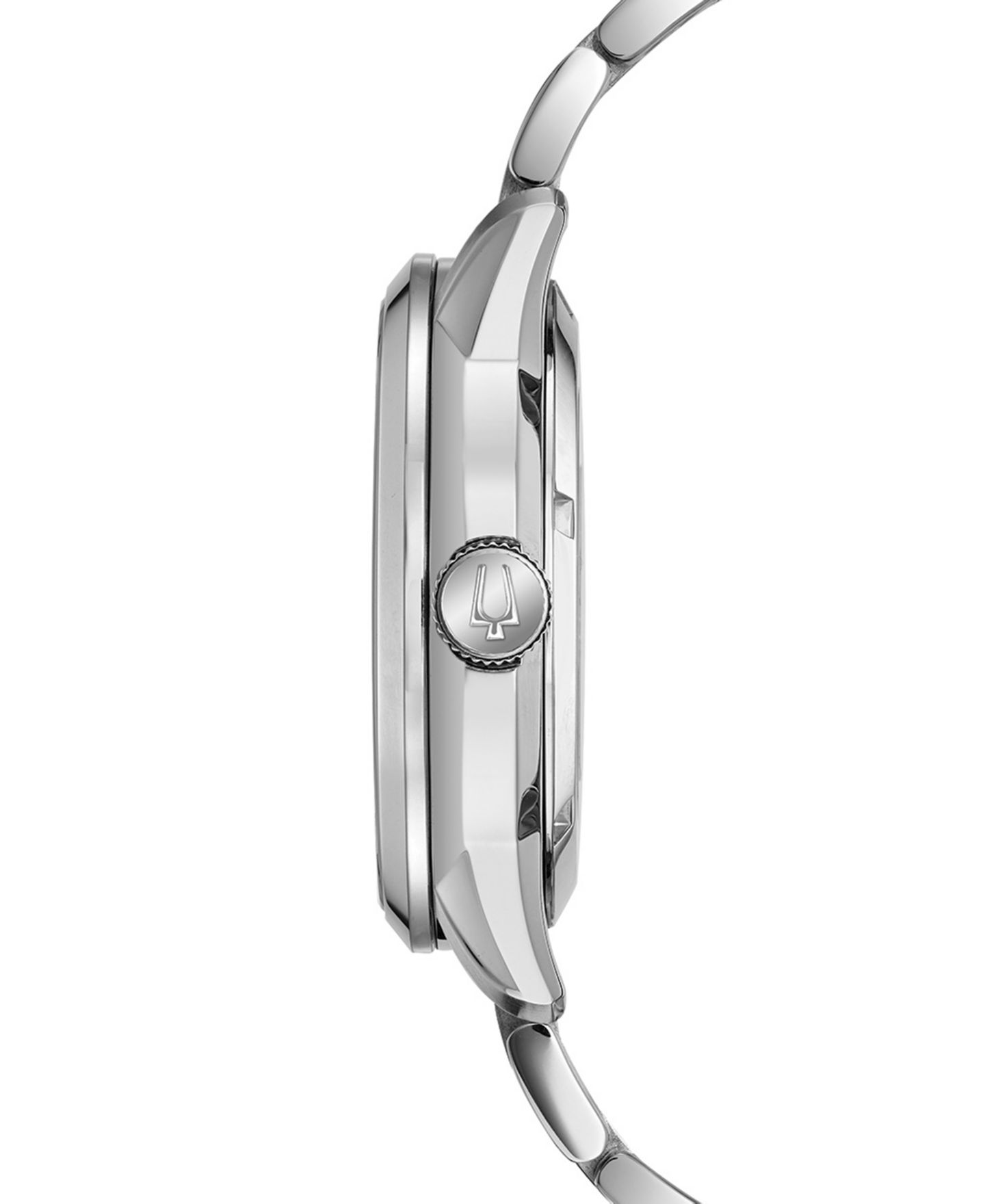 Мужские часы Bulova Automatic Sutton Stainless Steel Bracelet Watch 43mm — фото 2