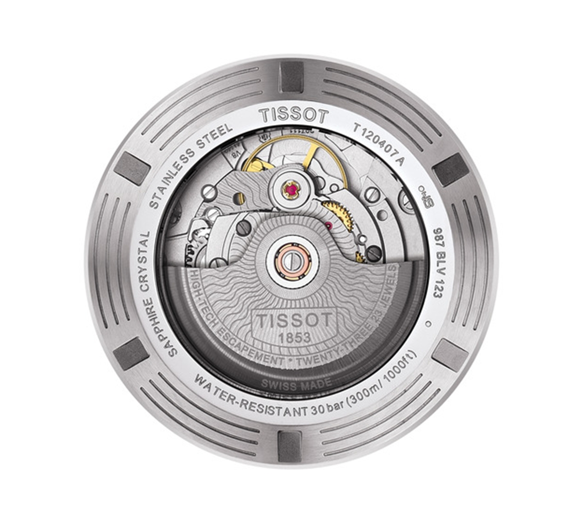 Shop Tissot Men's Swiss Automatic Seastar 1000 Powermatic 80 Black Rubber Strap Diver Watch 43mm In No Color