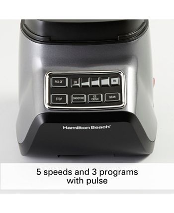 Hamilton Beach SoundShield 5-Speed Blender, 950 Watts, Ice Crush and C –  Popular Electronics