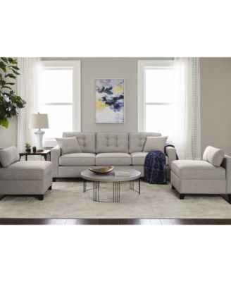 Furniture Clarke II 93" Fabric Estate Sofa, Created for Macy's
