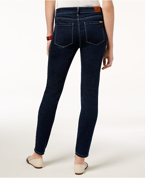 Tommy Hilfiger Side-Stripe Skinny Jeans & Reviews - Jeans - Women - Macy's