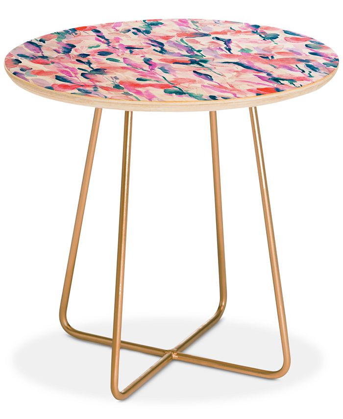 Deny Designs - Jacqueline Maldonado Resolve Coral Round Side Table