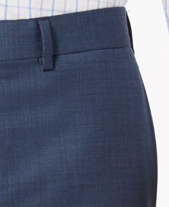 Calvin Klein Men's Solid Classic-Fit Suit Pants & Reviews - Pants - Men ...