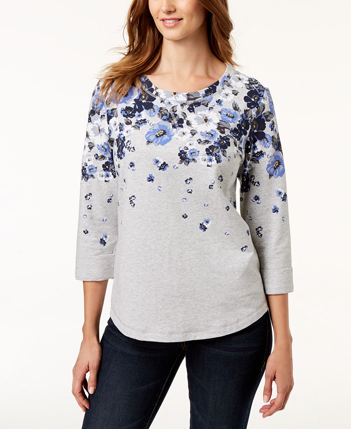 karen scott petite knit pants