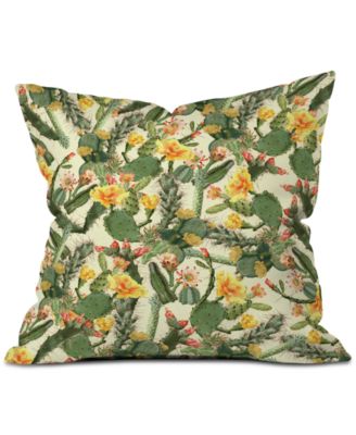 Deny Designs - Ali Gulec Cactus Garden Throw Pillow
