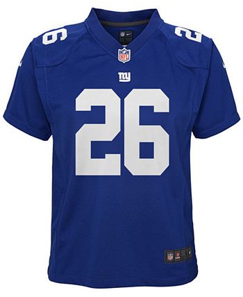 Nike Big Boys Saquon Barkley New York Giants Game Jersey - Macy's