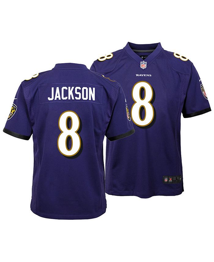 Nike Youth Baltimore Ravens Lamar Jackson Game Jersey - Black