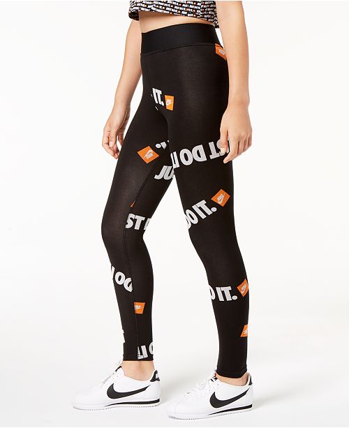 Nike Sportswear Just Do It HighRise Ankle Leggings & Reviews Pants