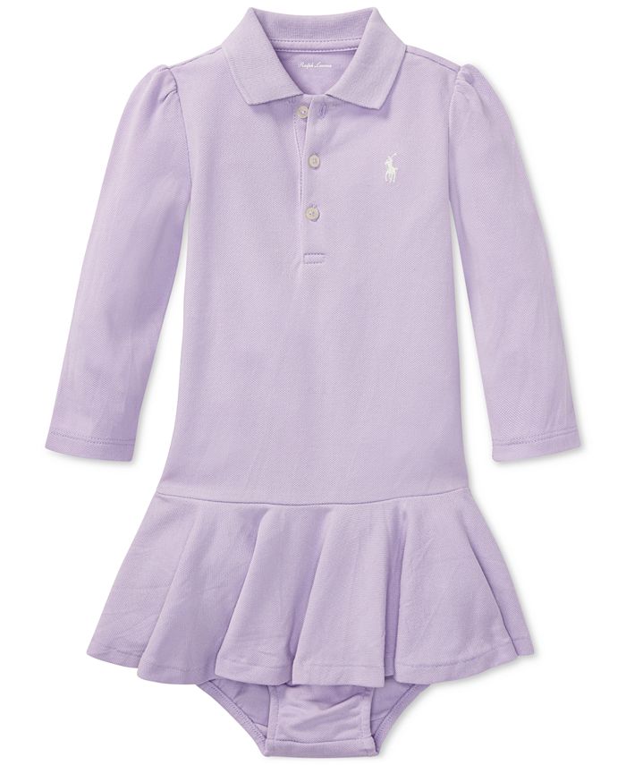 Long sleeve polo dress girls sales