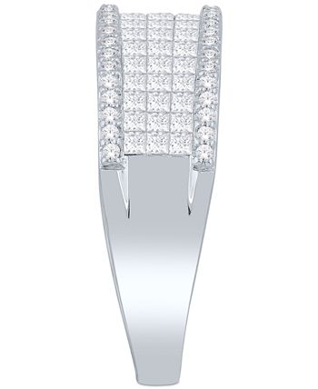 Macy's - Diamond Princess Ring (1-1/2 ct. t.w.) in 14k White Gold