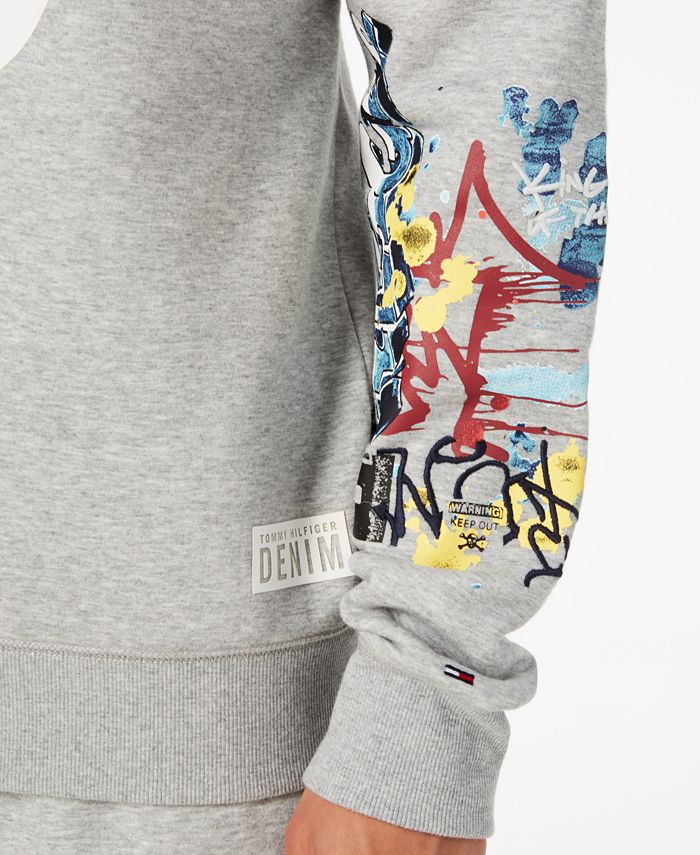 Tommy Hilfiger Men's Graffiti Sweatshirt, Created for Macy's - Macy's