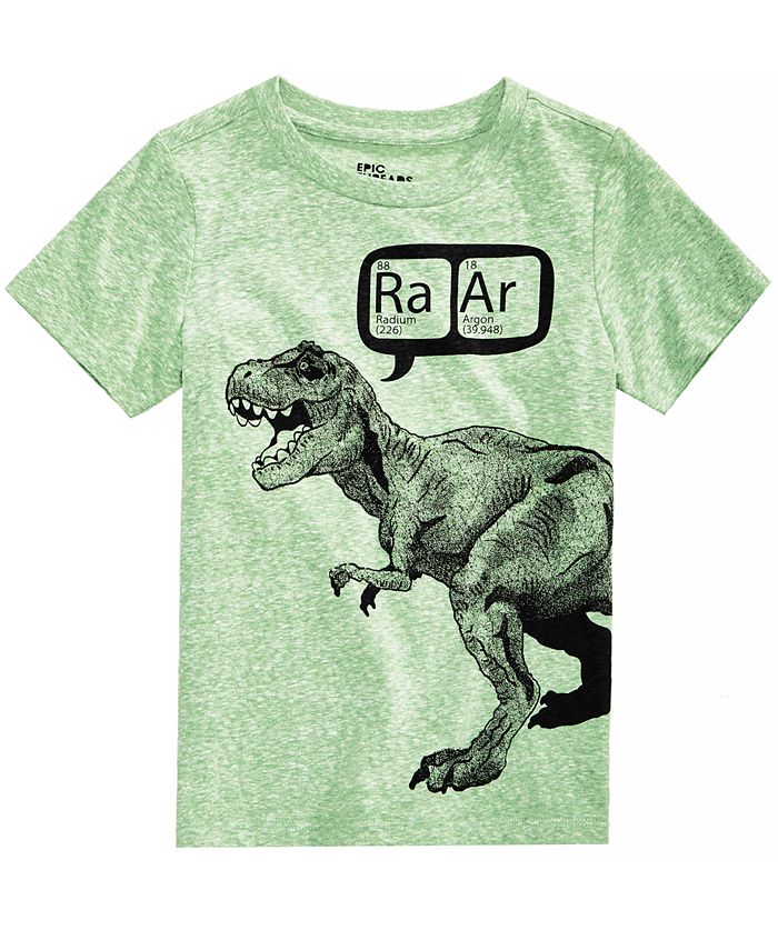 Epic Threads Little Boys Dinosaur-Print T-Shirt, Created for Macy's ...
