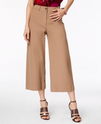 Trina Turk - Tailor Cropped Wide-Leg Pants