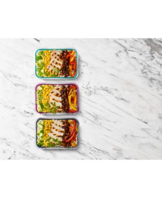 Meal Prep Food Storage Container Starter Pack, 6-Pc. Set