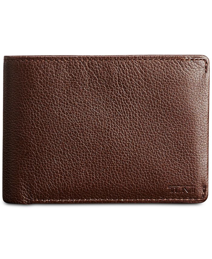 Tumi Men s Textured Leather Double Billfold Wallet Macy s
