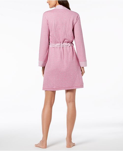 Charter Club Knit Robe, Created for Macy's & Reviews Bras, Panties