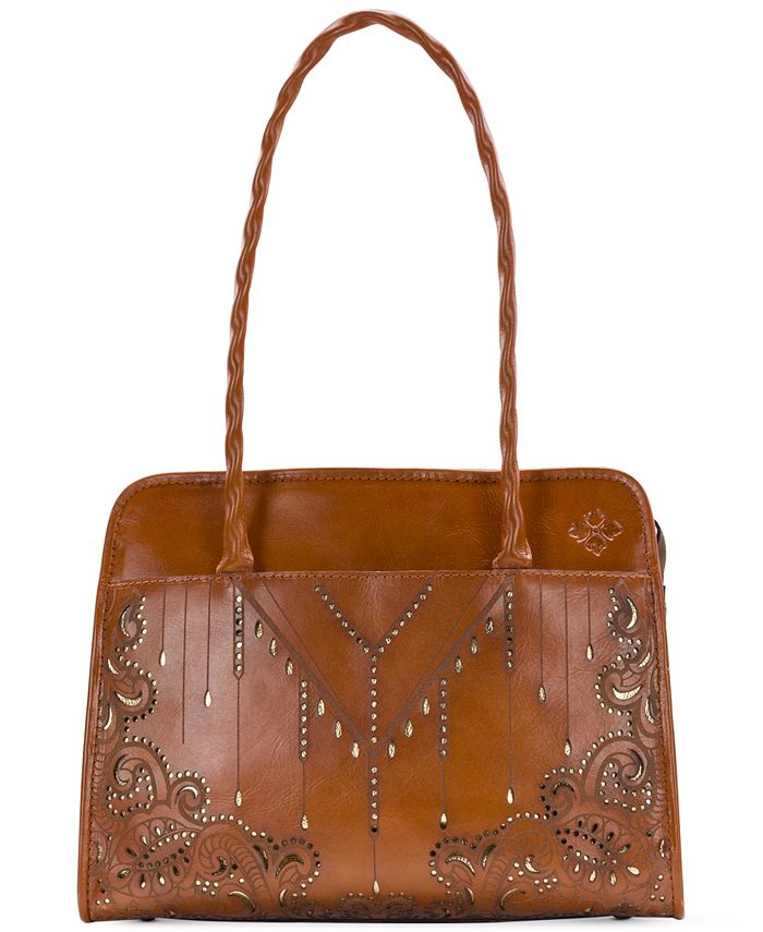 Patricia Nash Paris Laser Cut Leather Satchel Macy s