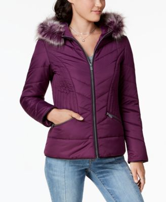 celebrity pink puffer coat