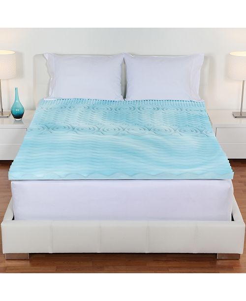 Authentic Comfort 5Zone 4" Twin XL Orthopedic Foam Mattress Topper