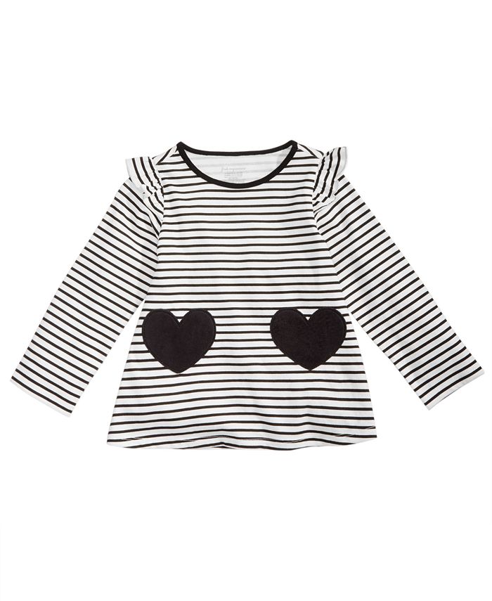 First Impressions Baby Girls Striped Hearts Tunic, Created for Macy's ...