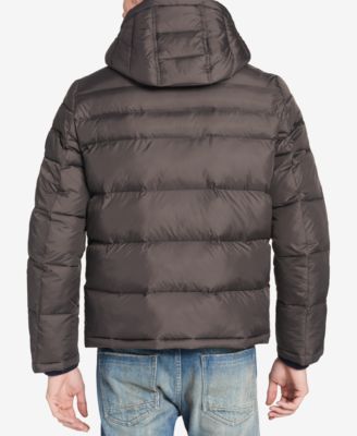 tommy hilfiger hooded puffer jacket