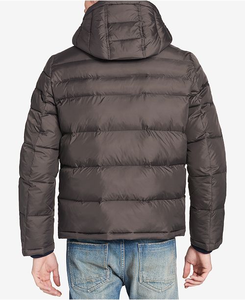 Tommy Hilfiger Men S Big Tall Quilted Hooded Puffer Jacket