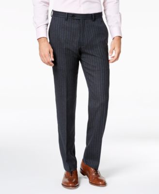 mens blue pinstripe pants