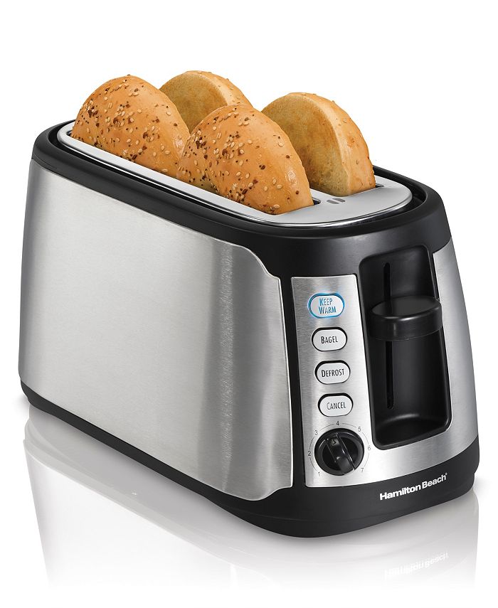 Hamilton Beach Keep Warm 4 Slice Long Slot Toaster Macy's
