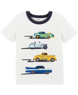 Toddler Boy Vehicle Car Print Short-sleeve Tee