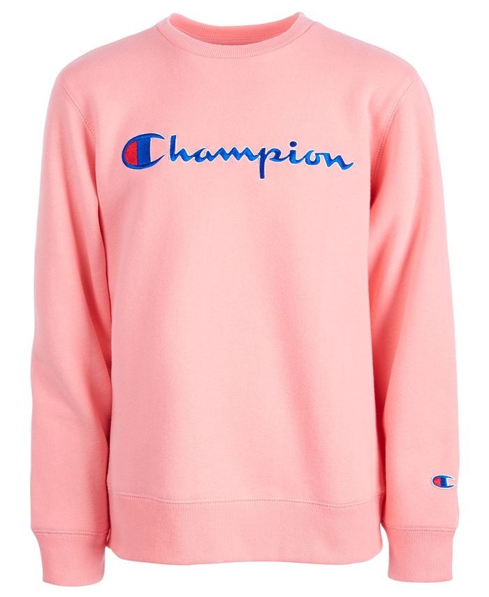 Champion Big Girls Heritage Logo Sweatshirt & Reviews - Sweaters - Kids ...