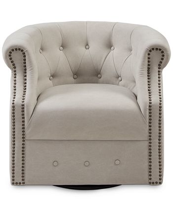 Furniture - Owen Swivel Chair, Quick Ship