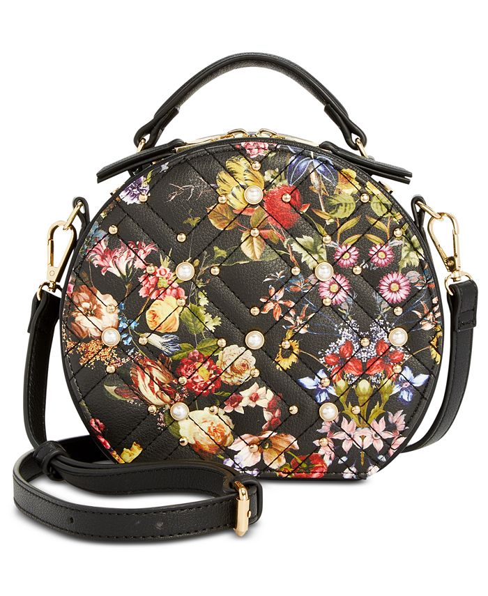 INC International Concepts I.N.C. Rilie Floral Circle TopHandle