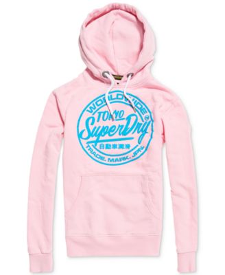 superdry world wide ticket type hoodie