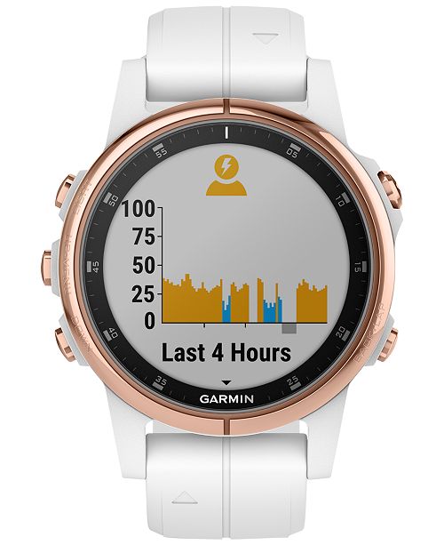 fenix 5s plus white