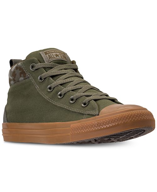 Converse Men S Chuck Taylor All Star Street Mid Combat Zone Casual