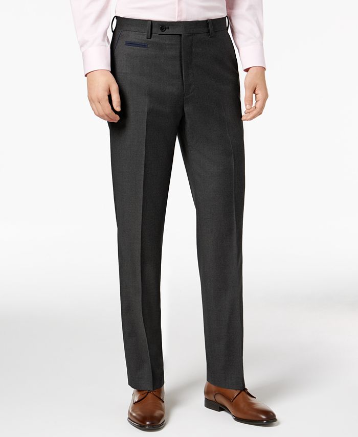 Lauren Ralph Lauren Men's Classic/Regular Fit Flannel Dress Pants - Macy's