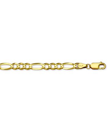 Italian Gold - Figaro Link 22" Chain Necklace in 14k Gold