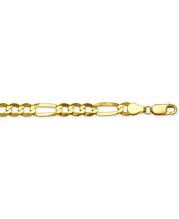 Italian Gold - Figaro Link 24" Chain Necklace in 14k Gold